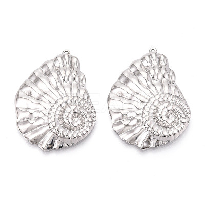 304 Stainless Steel Pendants STAS-T065-36P-1