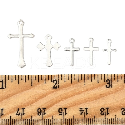 25Pcs 5 Styles Brass Pendants KK-FS0001-51S-1
