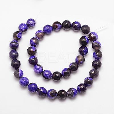 Natural Fire Crackle Agate Bead Strands G-K166-06F-10mm-03-1