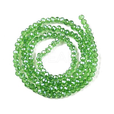 Electroplate Glass Beads Strands EGLA-A044-T1mm-A11-1