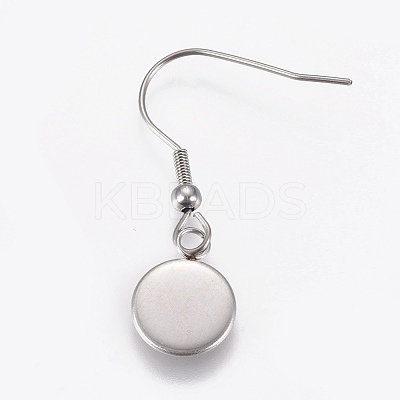 Stainless Steel Dangle Earrings LS-EJEW-WH0001-A05-1