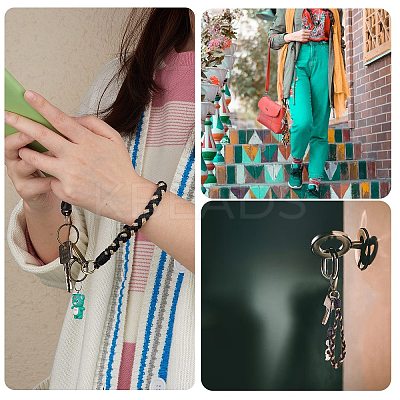 Boho Macrame Wristlet Keychain Keying KEYC-SW00004-03-1