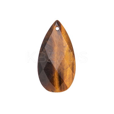 Natural Tiger Eye Pendants PW-WGD145F-09-1
