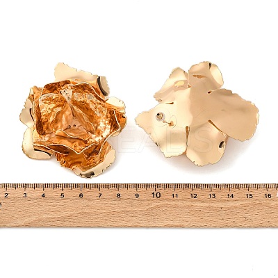 Iron Stud Earrrings for Women EJEW-U063-02B-G-1