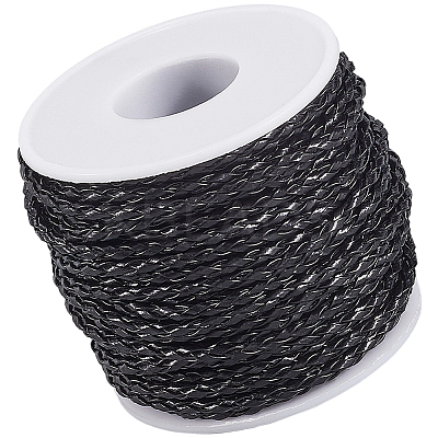 19M Braided Imitation Leather Cords LC-CL0001-02A-1