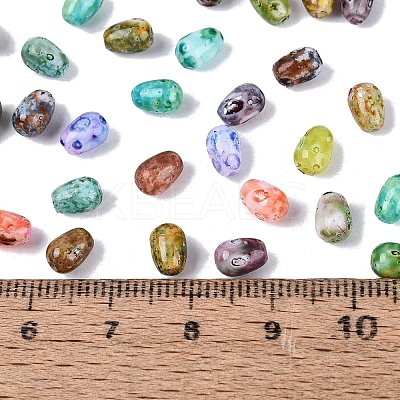 Picasso Glass Seed Beads SEED-N012-10-1