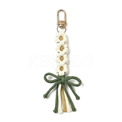 Cotton Pendant Decorations HJEW-TA00396-01-1