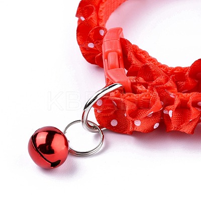 Adjustable Polyester Lace Dog/Cat Collar MP-K001-B04-1