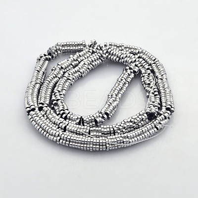 Electroplate Non-magnetic Synthetic Hematite Beads Strands G-J217A-08A-1