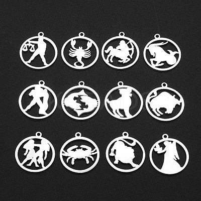 Non-Tarnish 201 Stainless Steel Pendant STAS-Q237-M003-2-1