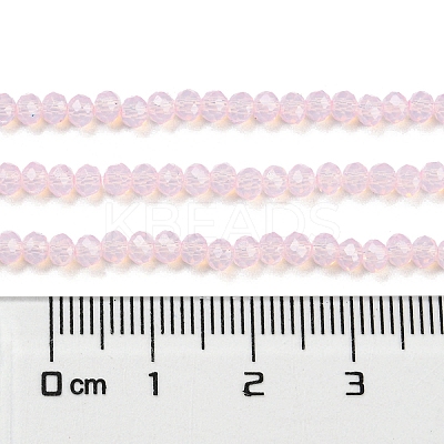 Baking Paint Transparent Glass Beads Strands DGLA-A034-J2mm-B04-1