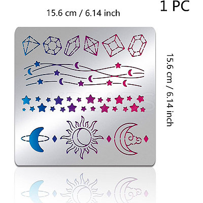Stainless Steel Cutting Dies Stencils DIY-WH0279-117-1