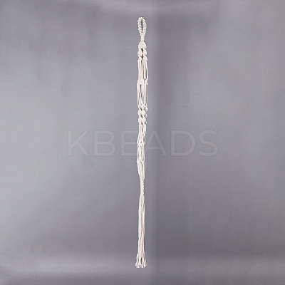 Handmade Cotton Rope Hanging Planters Sets AJEW-WH0112-05-1