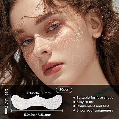 10Pcs Transfer Sticker Proof Removable Temporary Tattoos Stickers DIY-SP0003-65B-01-1