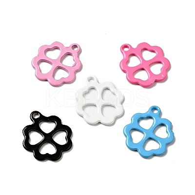 Spray Painted 201 Stainless Steel Charms STAS-G304-24-1