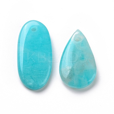 Natural Amazonite Pendants G-G694-M-02-1