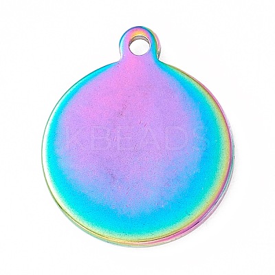 Ion Plating(IP) 304 Stainless Steel Pendants STAS-C049-24M-1