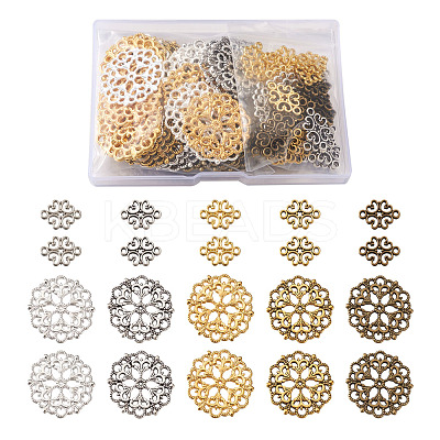 Tibetan Style Filigree Joiners Links TIBE-TA0001-25-FF-1