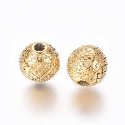 Ion Plating(IP) 304 Stainless Steel Beads STAS-I120-78G-1