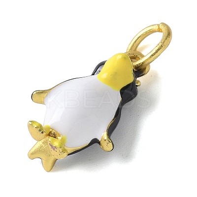 Brass Enamel Pendants KK-D350-01B-1