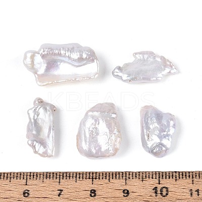 Natural Baroque Keshi Pearl Beads LS-PEAR-S022-04B-1