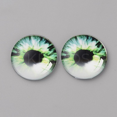 Glass Cabochons GLAA-WH0033-75G-03-1