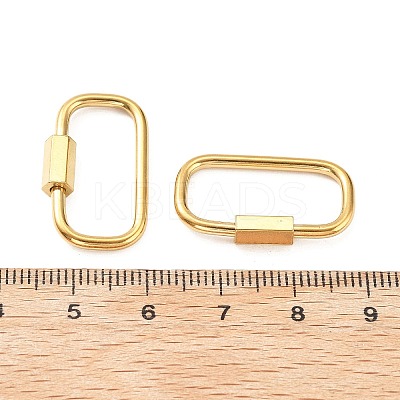 304 Stainless Steel Locking Carabiner STAS-C092-05H-G-1