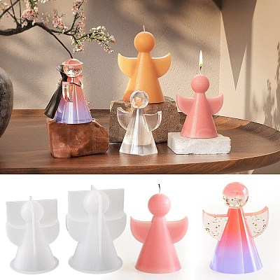 Angel Silicone Statue Candle Molds DIY-Q037-14-1