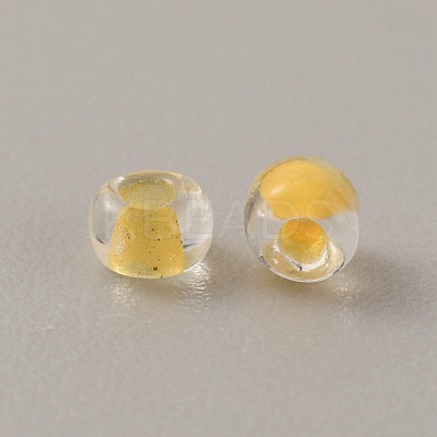 100G Luminous Transparent Glass Beads GLAA-WH0039-06N-1