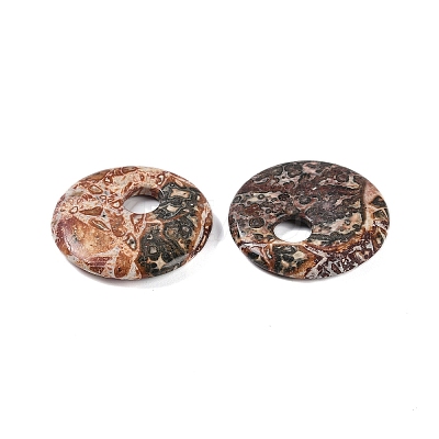 Natural Leopard Skin Jasper Pendants G-C140-10H-1