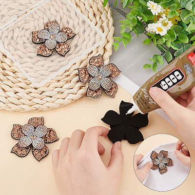 4Pcs Rhinestone Appliques PATC-FG0001-04B-1