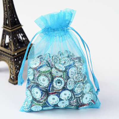 Organza Gift Bags with Drawstring OP-R016-9x12cm-17-1