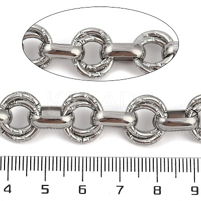 Non-Tarnish 304 Stainless Steel Link Chains CHS-A013-03P-02-1