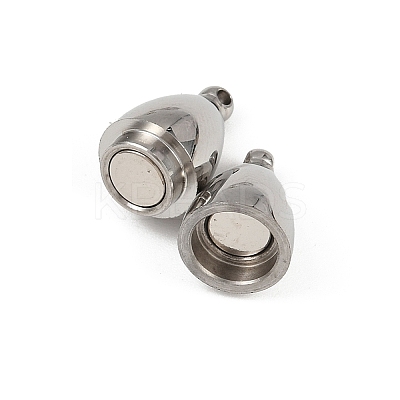 304 Stainless Steel Magnetic Clasps STAS-C127-14P-1