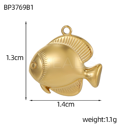 304 Stainless Steel Charms STAS-OY009-68G-1