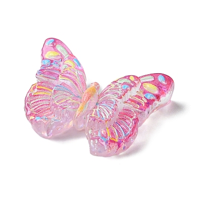 Spray Painted Resin Decoden Cabochons LS-RESI-C045-07E-1