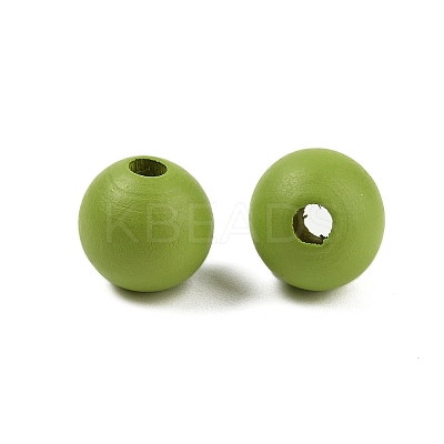 Wood European Beads WOOD-M014-01I-1