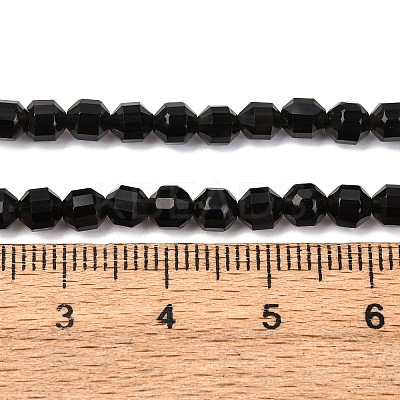 Natural Obsidian Beads Strands G-A260-A22-01-1