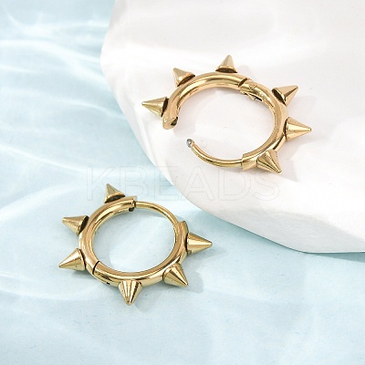 201 Stainless Steel Hoop Earrings for Women SA-CBA8B85-15G-1