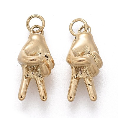 Ion Plating(IP) 304 Stainless Steel ASL Charms X-STAS-I164-023G-1
