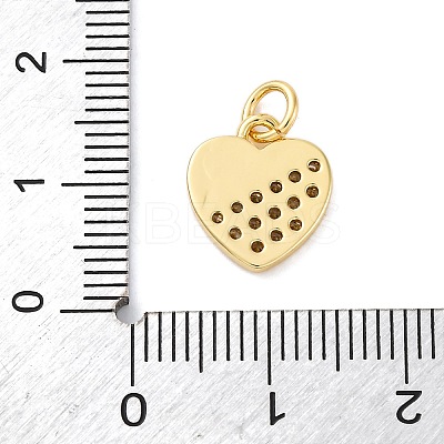 Brass Micro Pave Cubic Zirconia Pendants KK-S510-49G-03-1