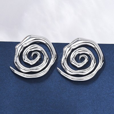 304 Stainless Steel Stud Earrings for Women EJEW-K306-15P-1