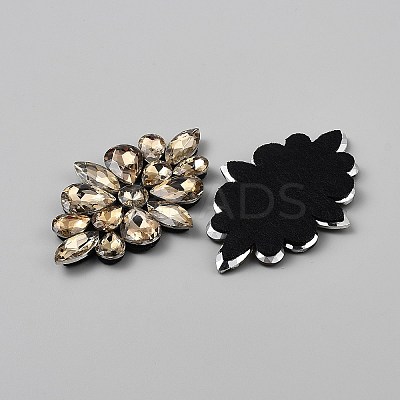 Flower Glass Rhinestone Costume Accessories FIND-WH0152-945A-1