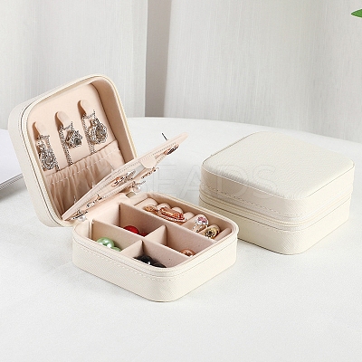 Sqaure PU Leather Jewelry Box PAAG-PW0012-07C-1