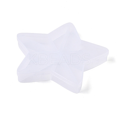 (Defective Closeout Sale: Scratched) 10 Grids Transparent Plastic Box CON-XCP0002-62-1
