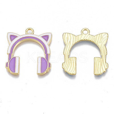 Alloy Enamel Pendants PALLOY-N170-022A-NR-1