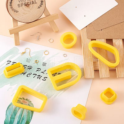 18Pcs 18 Style Plastic Clay Cutters DIY-FW0001-21-1