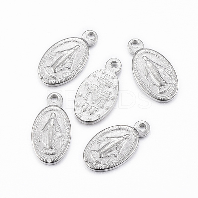 Non-Tarnish 304 Stainless Steel Pendants STAS-H400-34P-1
