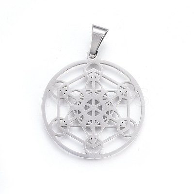 Non-Tarnish 304 Stainless Steel Pendants X-STAS-P209-19P-1