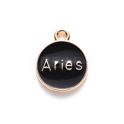 Alloy Enamel Pendants LS-ENAM-S124-01A-08A-1